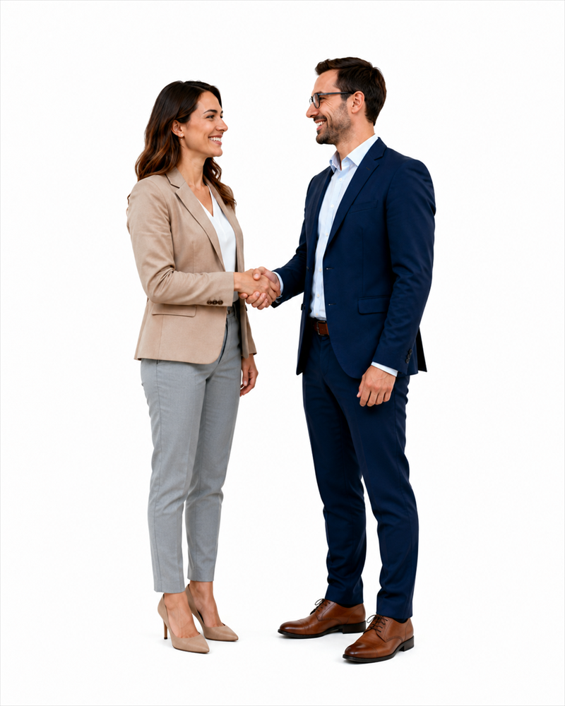 Partenariat commercial entre une entreprise et un commercial